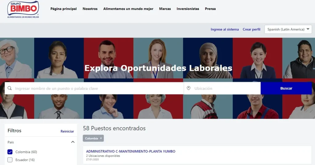 Trabajar en Bimbo: Postúlate aún Empleo Trabajar en Bimbo: Postúlate aún Empleo