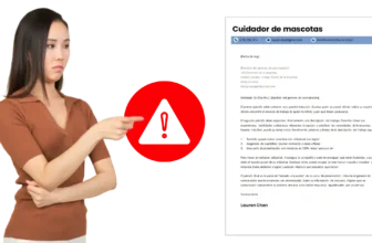 errores en las cartas de presentación