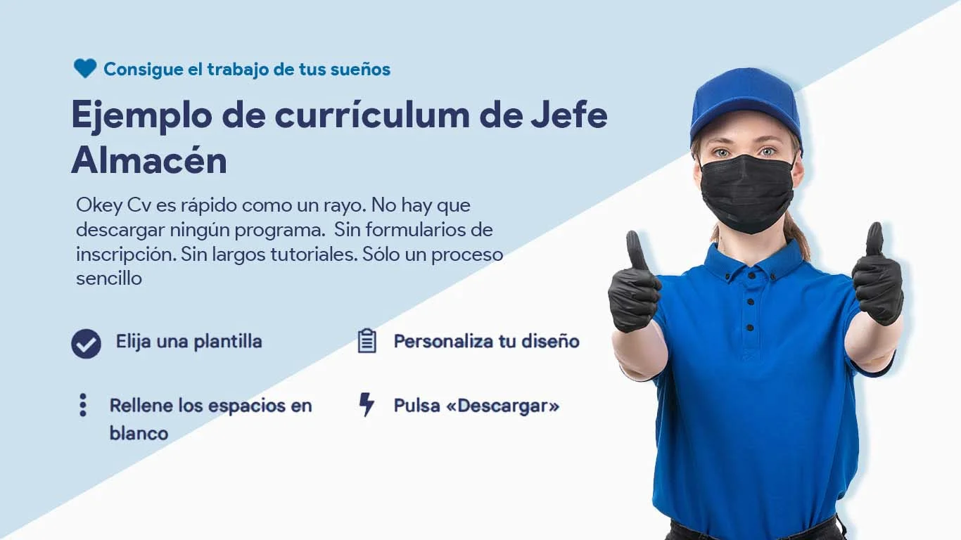 Jefe de almacén Currículum vitae