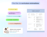 8 plantillas de currículum minimalistas