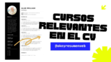 ¿Cómo poner cursos relevantes en el currículum? (Consejos y ejemplos)