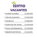 Trabajar en Ísimo: Postúlate aún Empleo